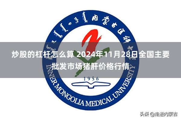 炒股的杠杆怎么算 2024年11月28日全国主要批发市场猪肝价格行情